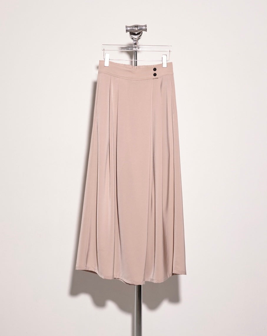 aalis CHERIE SOLID wide legs pants (Beige)