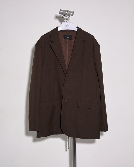 aalis DELLA oversized blazer (Chocolate)