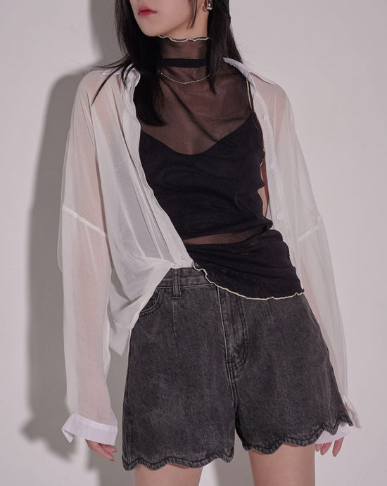 aalis DIARA oversized shirt (White)