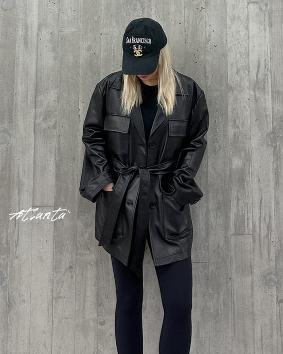 (Pre-order) aalis ATLANTA leather jacket (5 colours - Regular size)