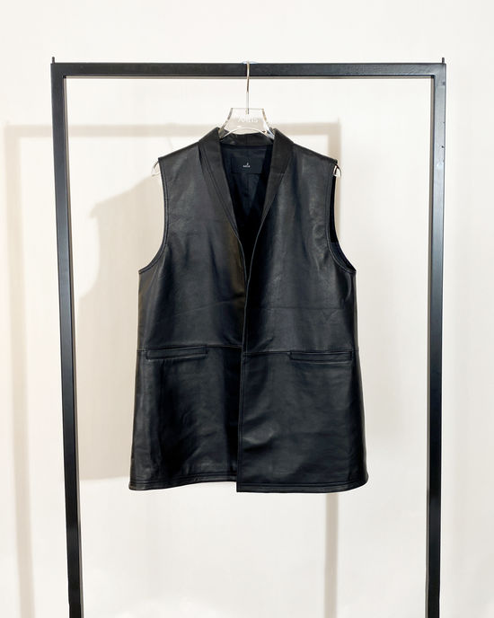 (Pre-order) aalis JENN leather vest (6 colours - Regular Size)