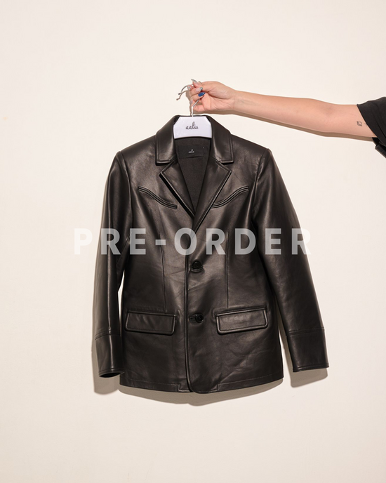 (Pre-order) aalis CAMDEN FW24 leather jacket (5 colours - Regular size)