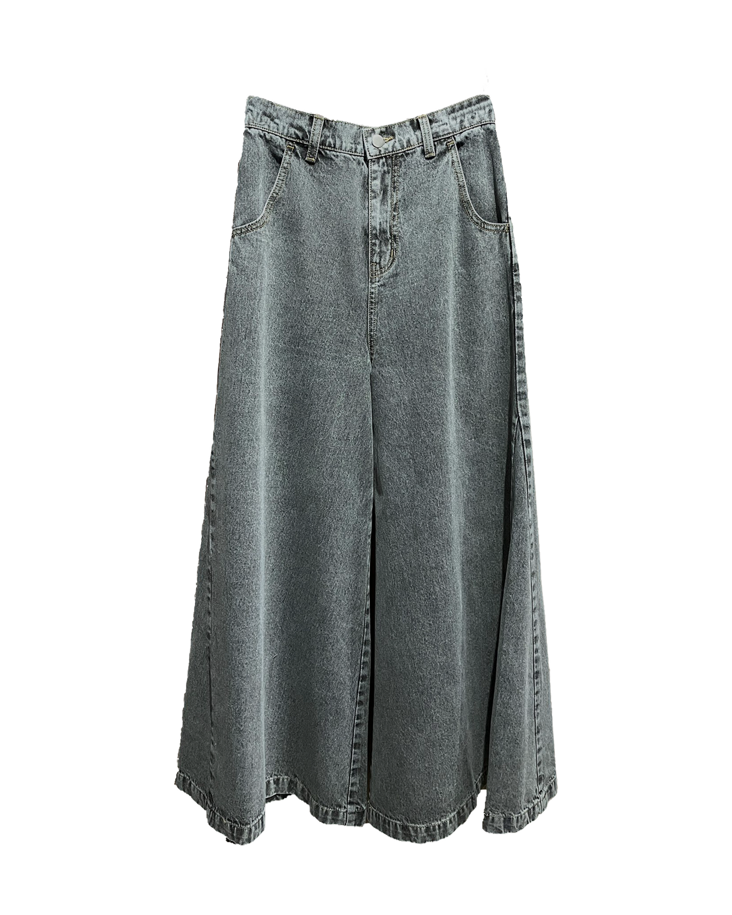 aalis WALLS wide leg denim jean (Grey denim)