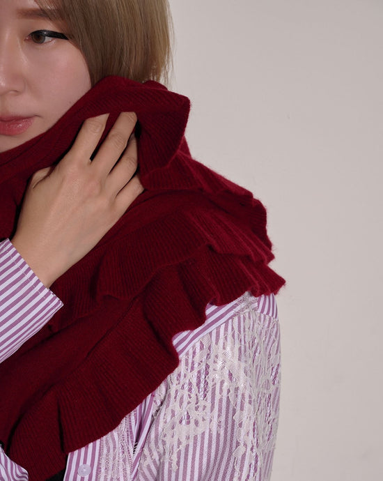 aalis LUCIE cashmere scarf (Red)