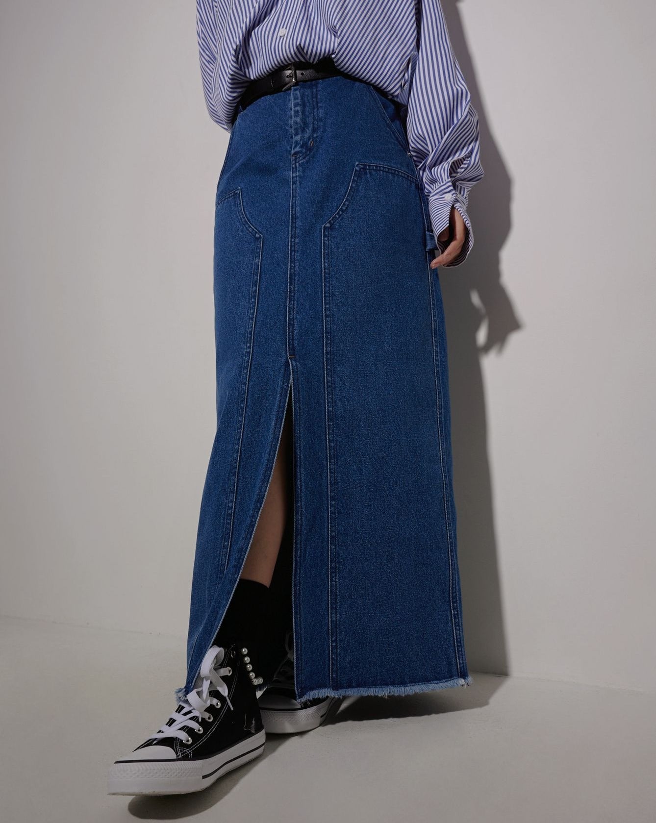 aalis LOA denim skirts (Blue denim)