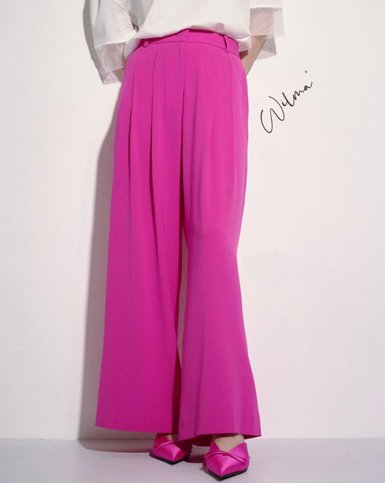 aalis WILMA wide legs suiting pants (Magenta)