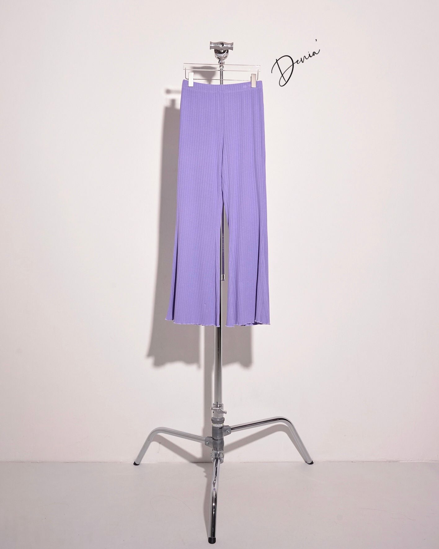 aalis DENIA ruffle hem pants (Purple)