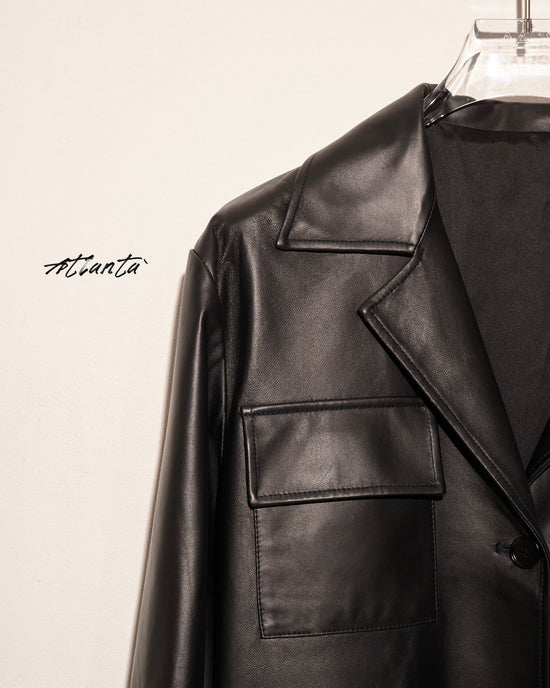 (Pre-order) aalis ATLANTA leather jacket (5 colours - Custom size)