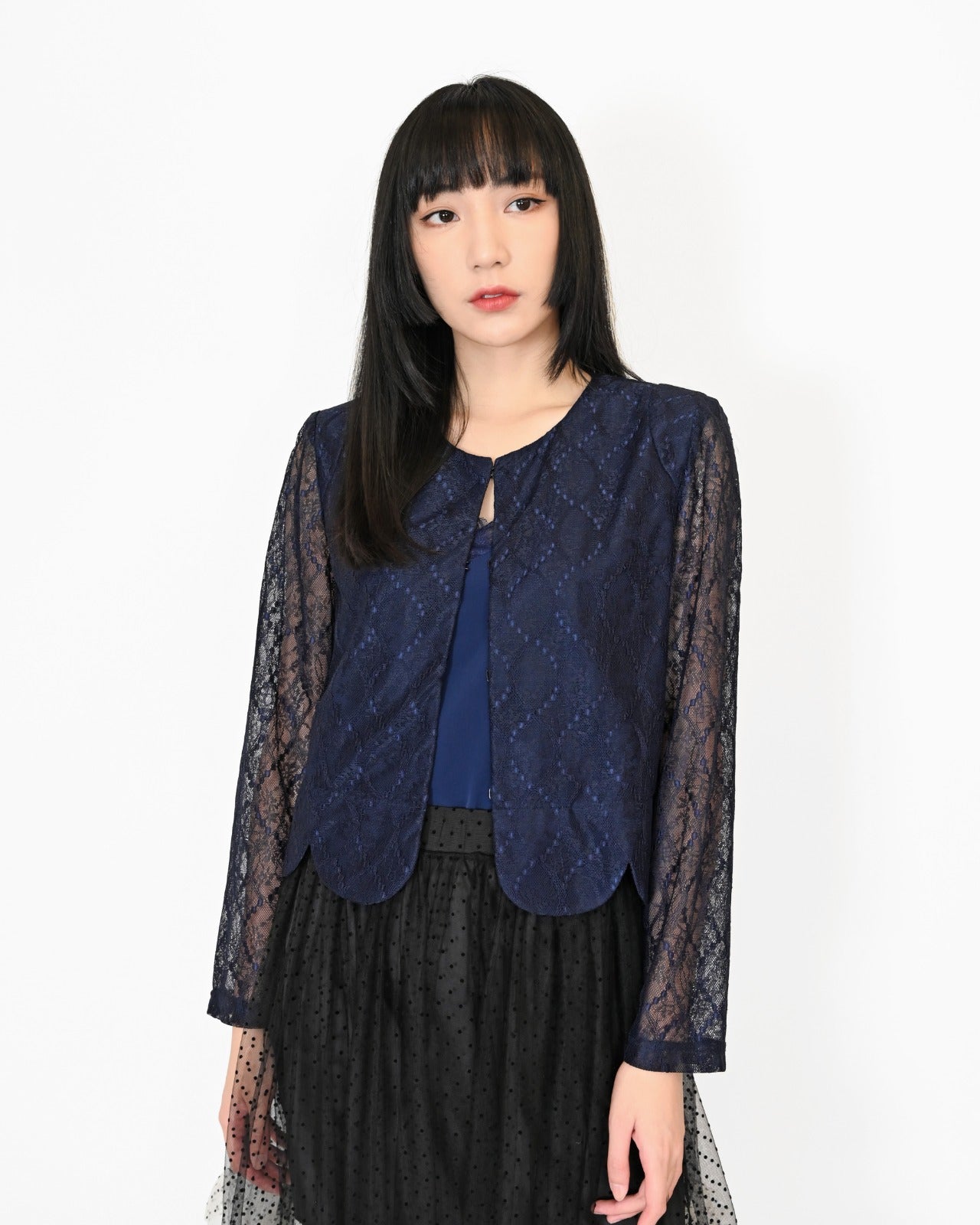 aalis VICTORIA lace jacket (Navy)