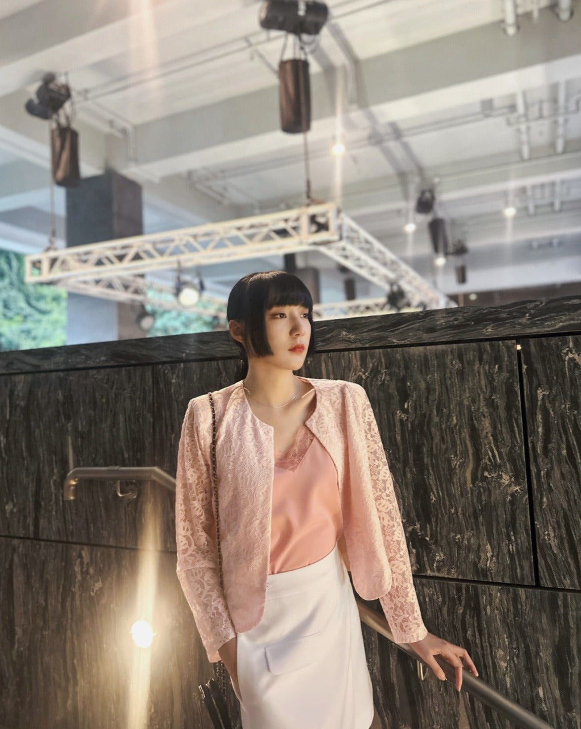 aalis VICTORIA lace jacket (Light pink)